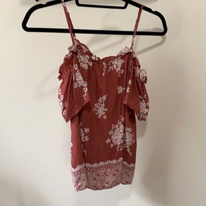 Off the shoulder floral top